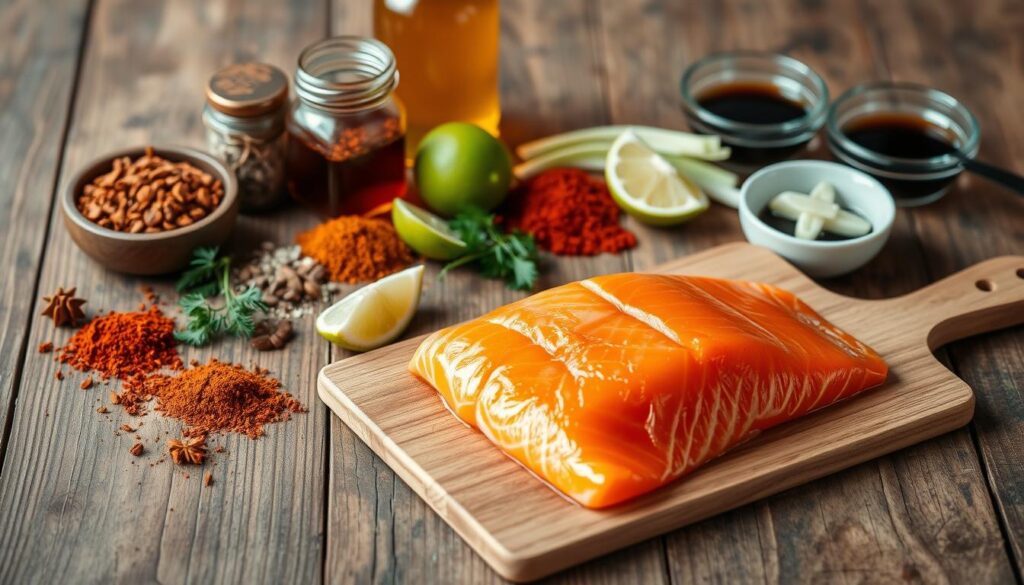 spicy salmon fillet ingredients