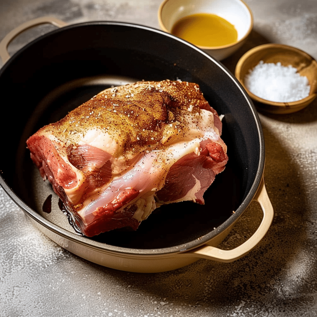 pork loin smoking in backyard smoker